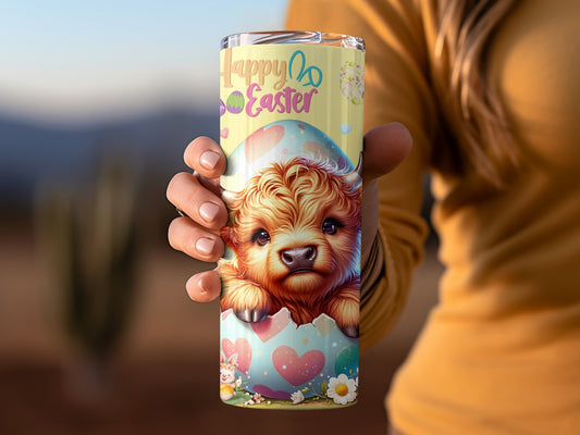 Happy Easter Adorable Highland Cattle Design product