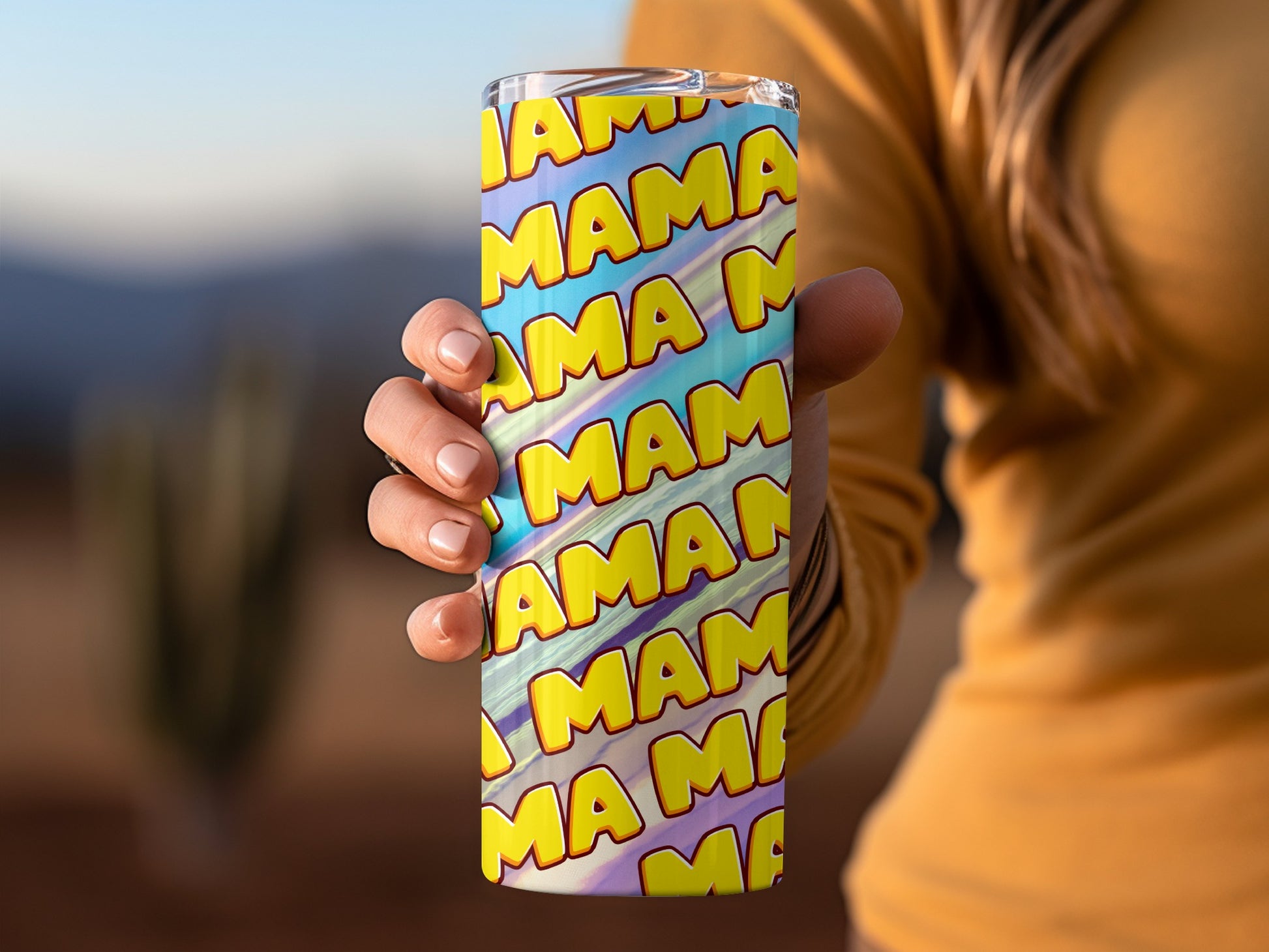 Colorful Mama Design Insulated Tumbler for Busy Moms