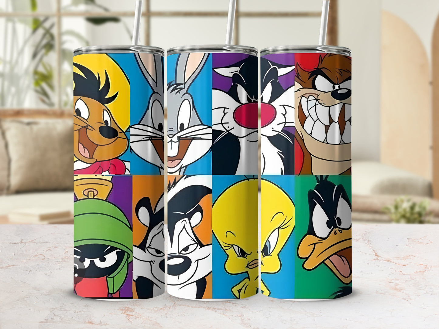 Colorful Cartoon Character Insulated Tumbler Cup
