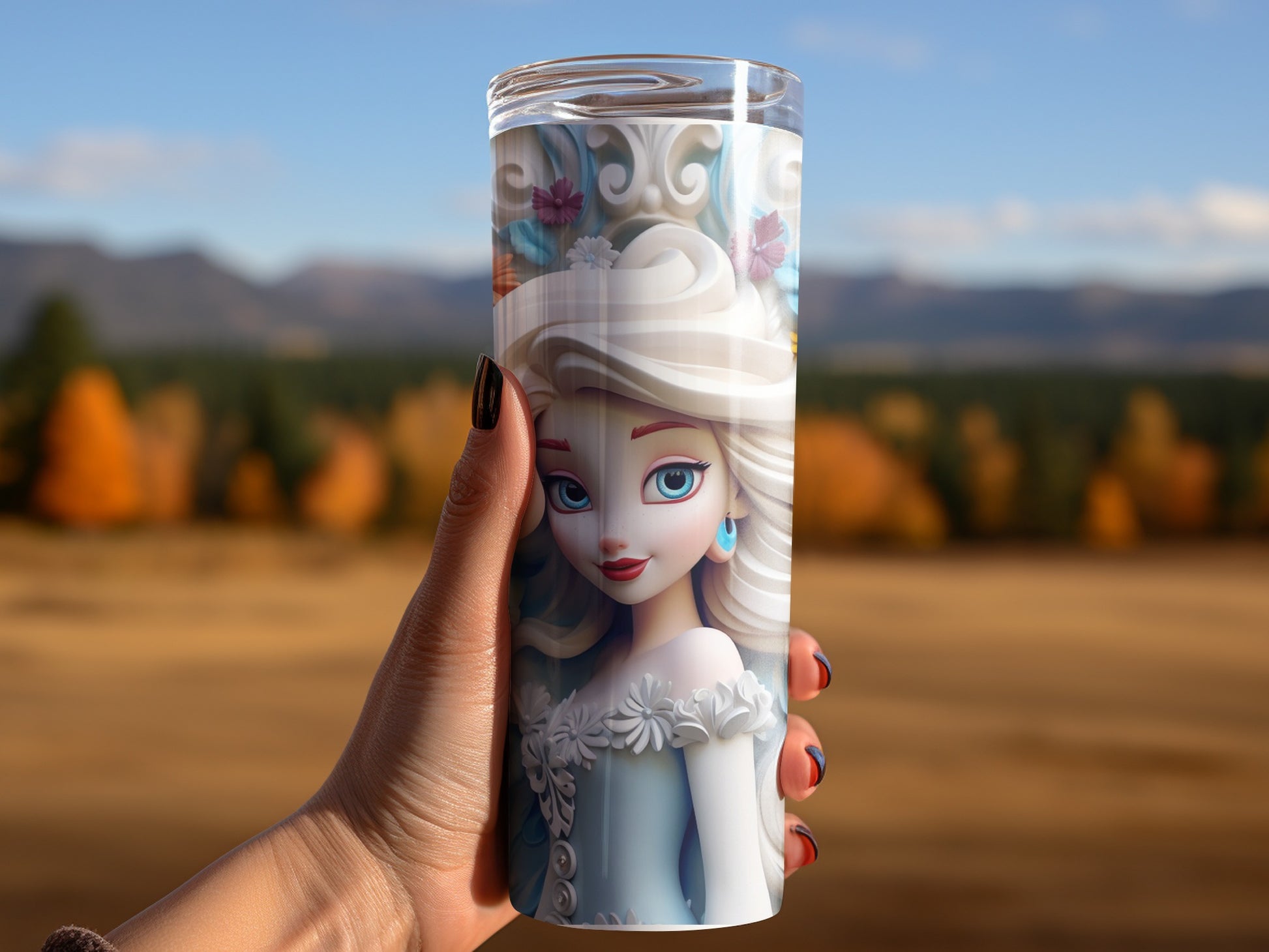 Frozen Queen Character Themed Insulated Tumbler