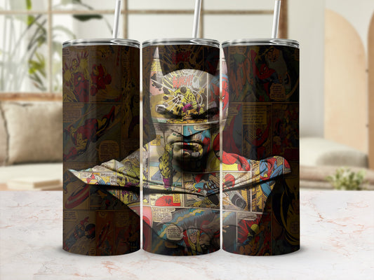 Batman Comic Panels Superhero Art Tumbler product type