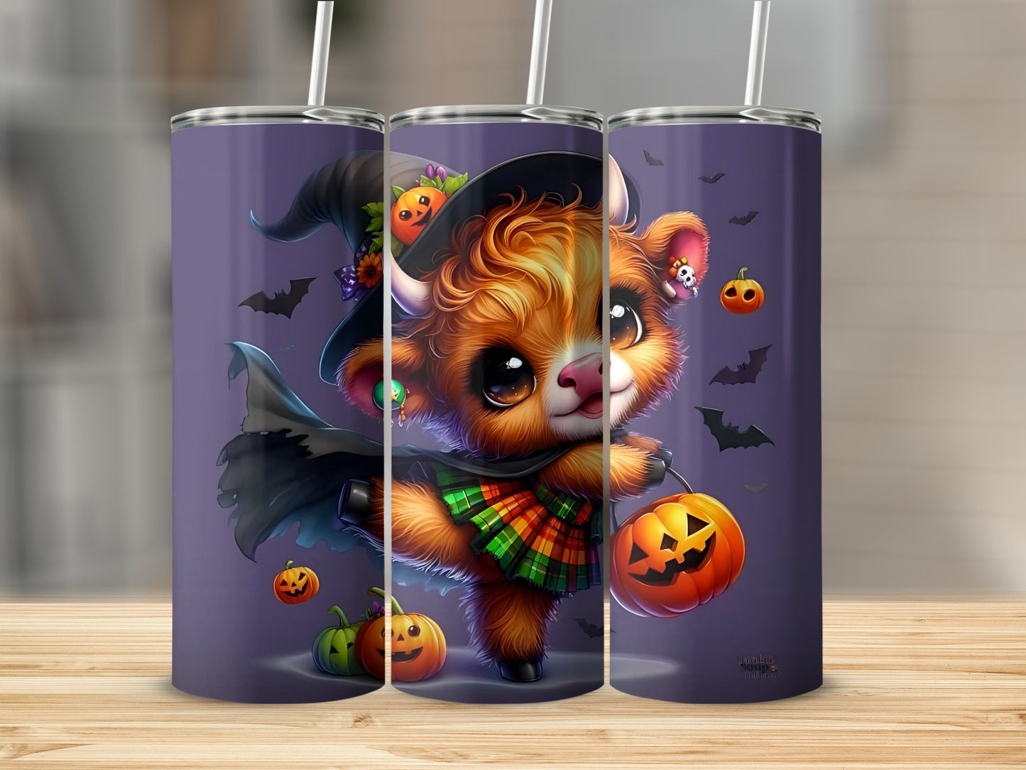 Adorable Halloween Witch Style Tumbler Cup Product