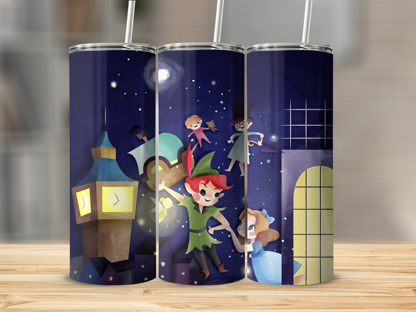 Enchanting Fairy Tale Night Scene Tumbler Cup