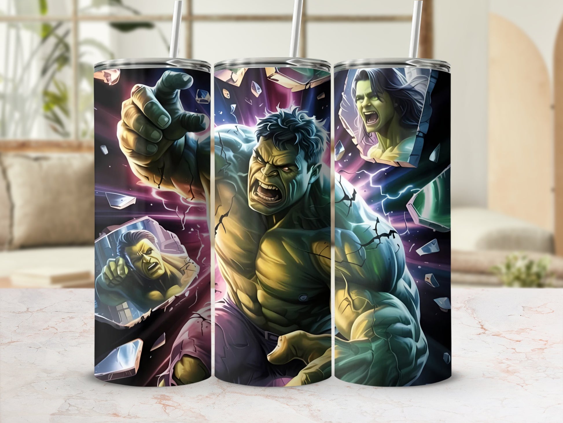Hulk Smash Art Tumblers for Fans Collection