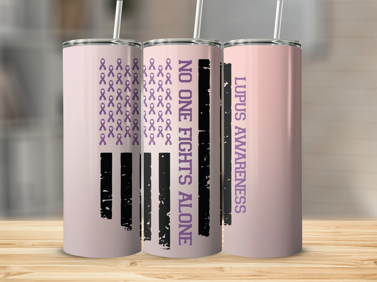 Lupus Awareness No One Fights Alone Tumbler