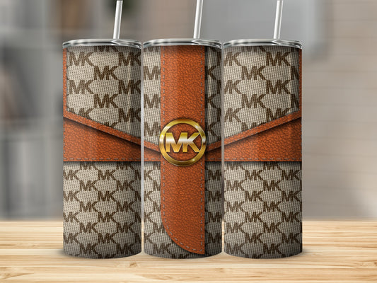 Stylish Monogram Design With Logo Tumbler Cup