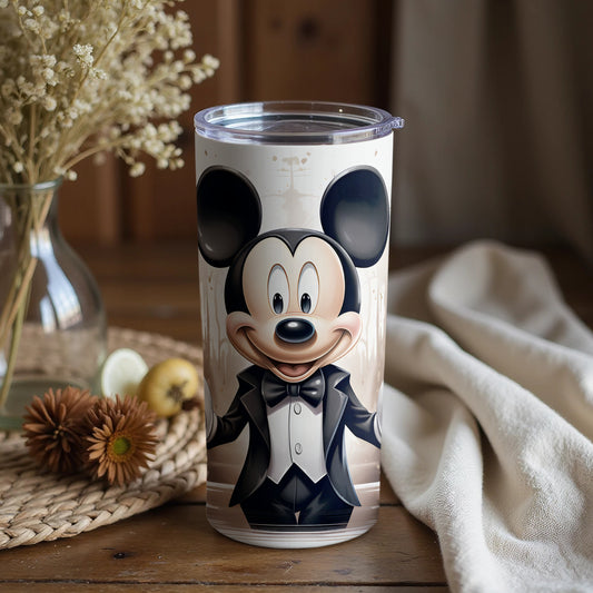 Mickey Mouse Tuxedo Tumbler perfect for Disney lovers