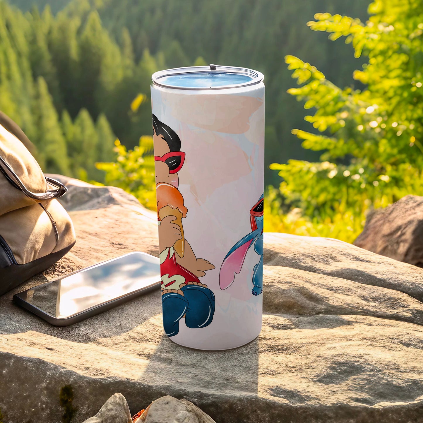 Lilo and Stitch Character Tumbler for Drink Enthusiasts