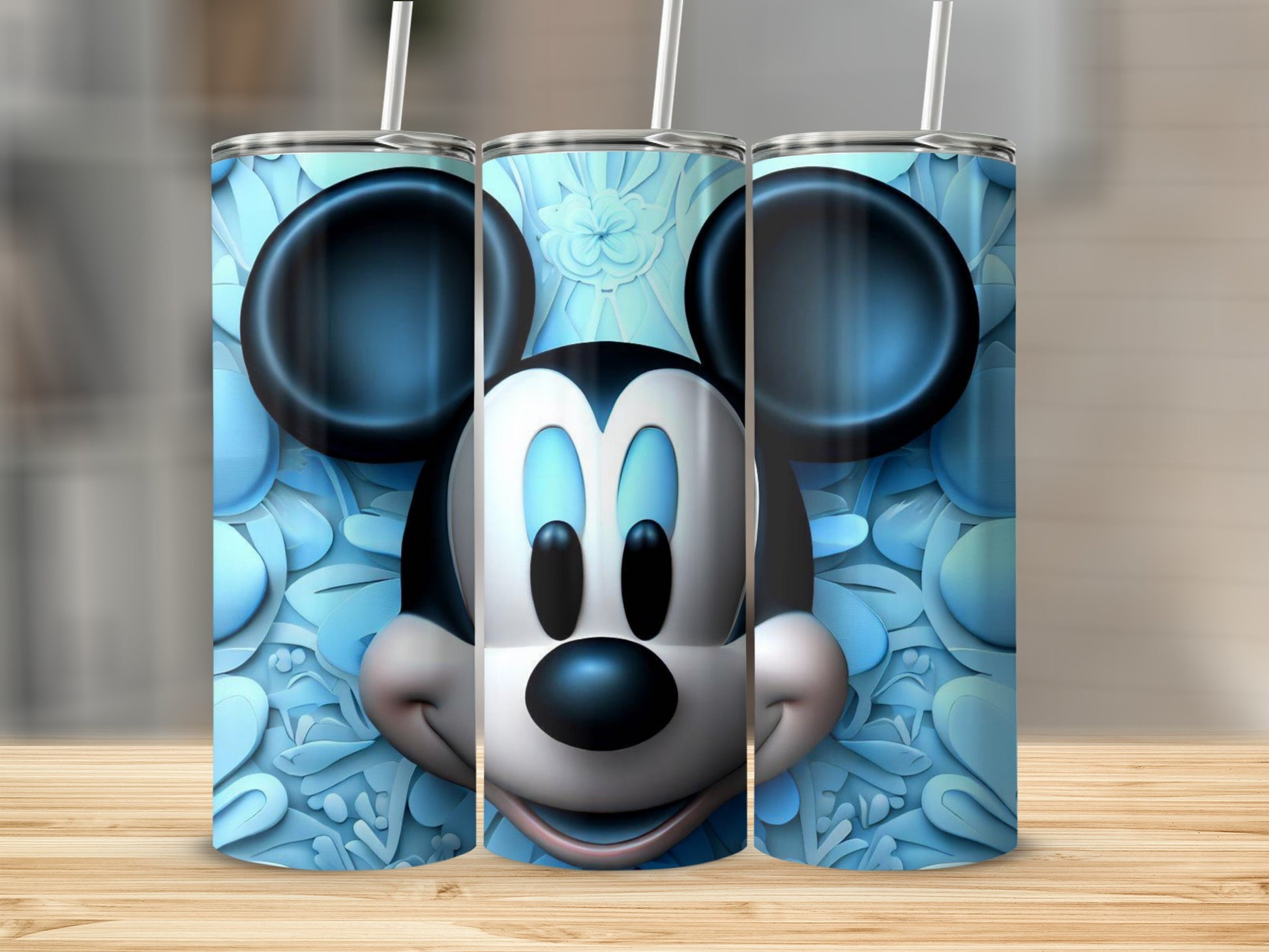 Cute Disney Style Cartoon Character Tumbler