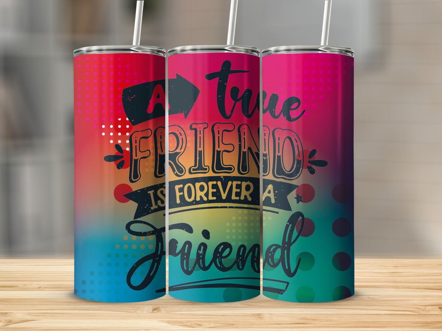 A True Friend Is Forever a Friend tumbler product