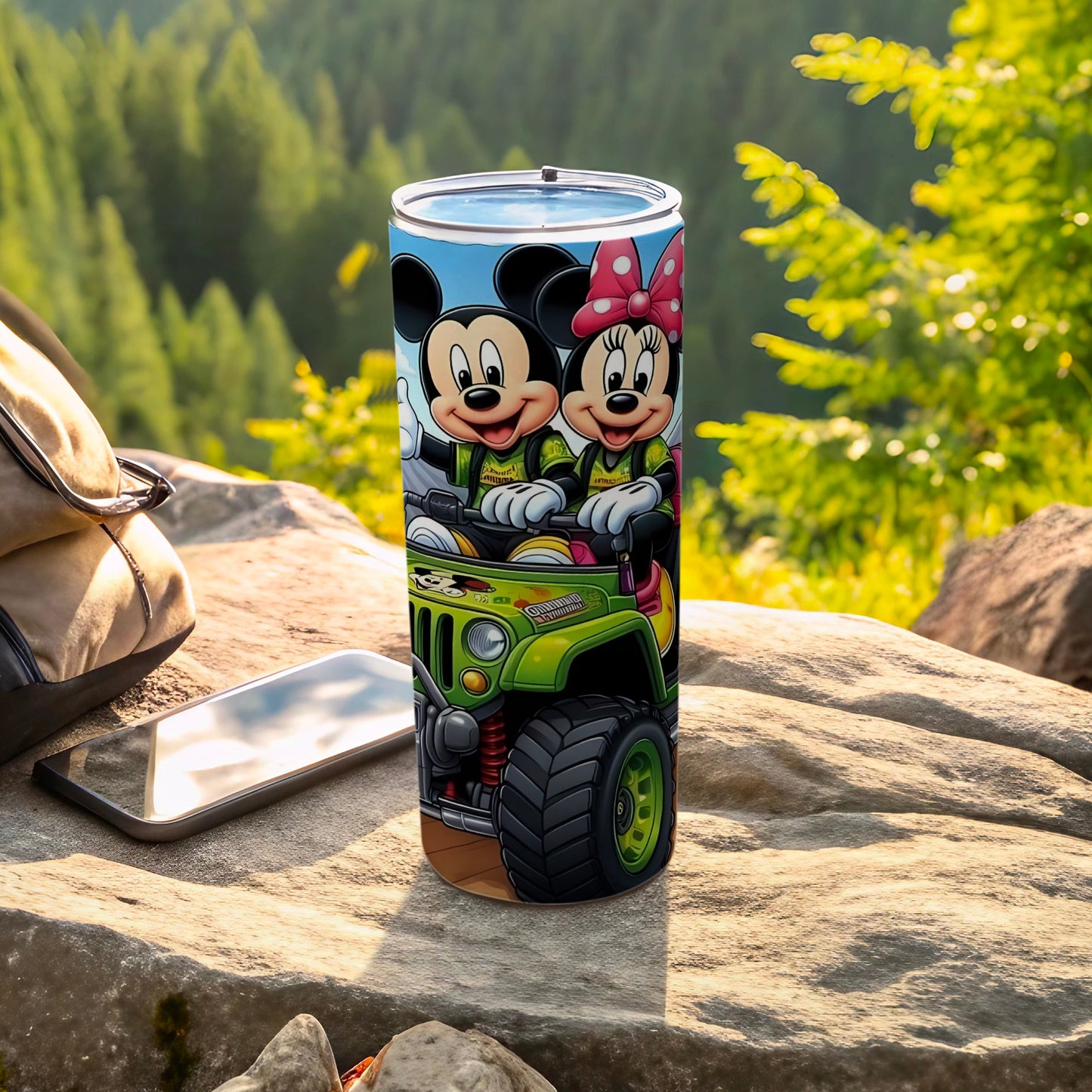 Mickey and Minnie Off-Road Adventure Tumbler