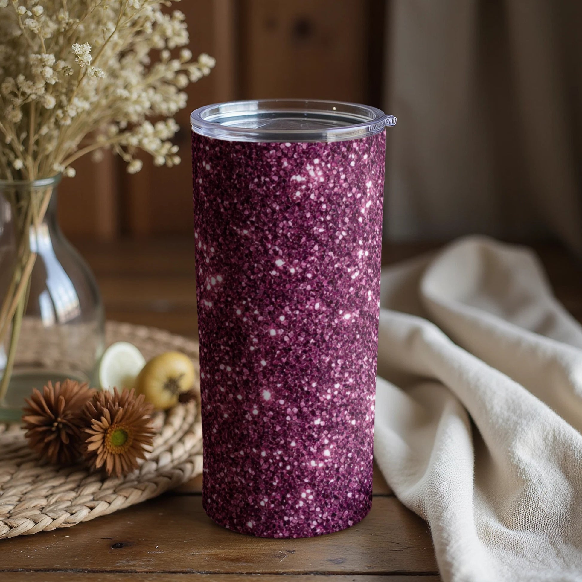 Sparkling Deep Purple Insulated Tumbler Travel杯