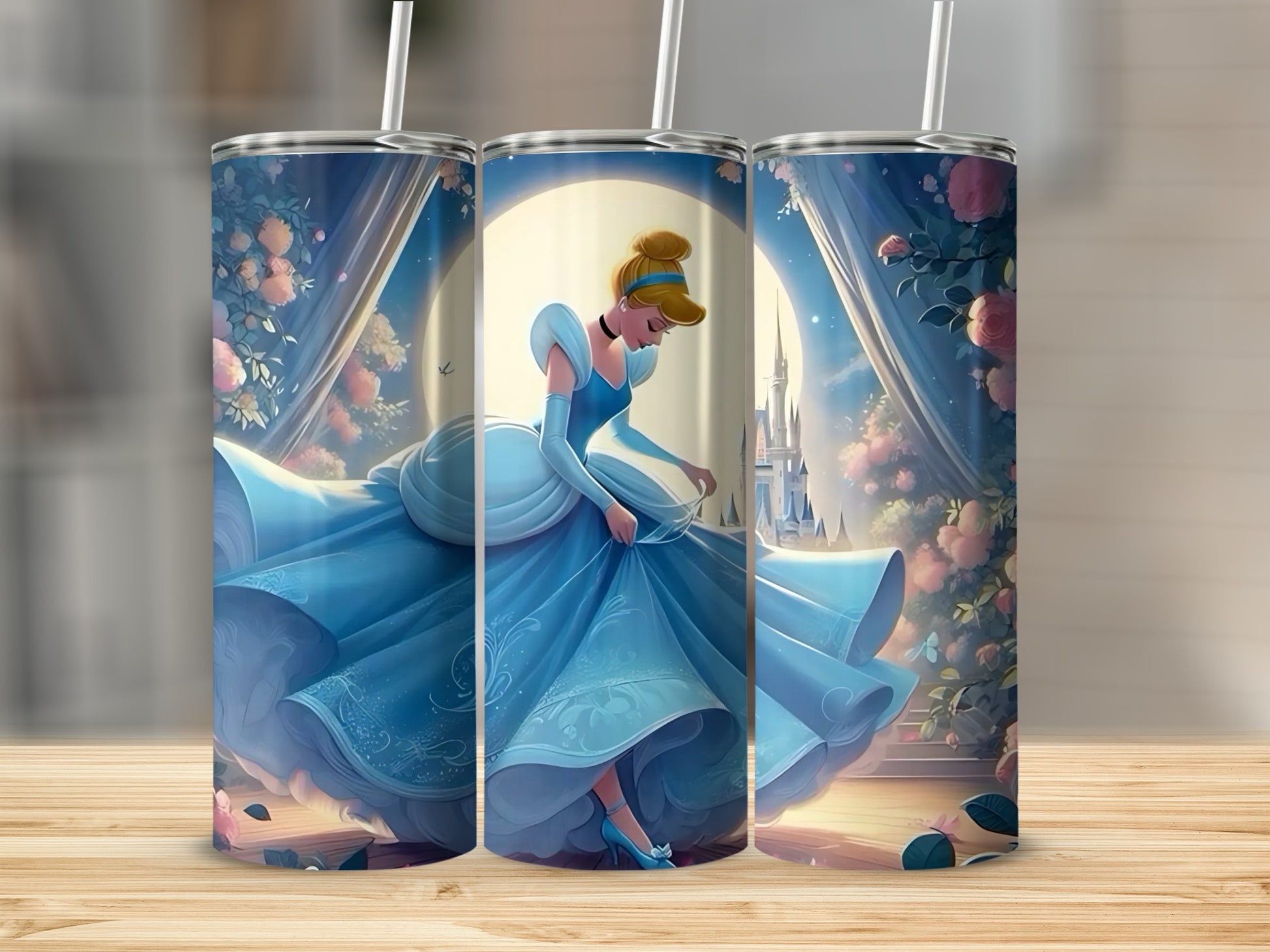 Enchanting Fairytale Castle Princess Tumbler