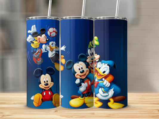 Disney Character Tumbler with Fun Mickey and Friends Design