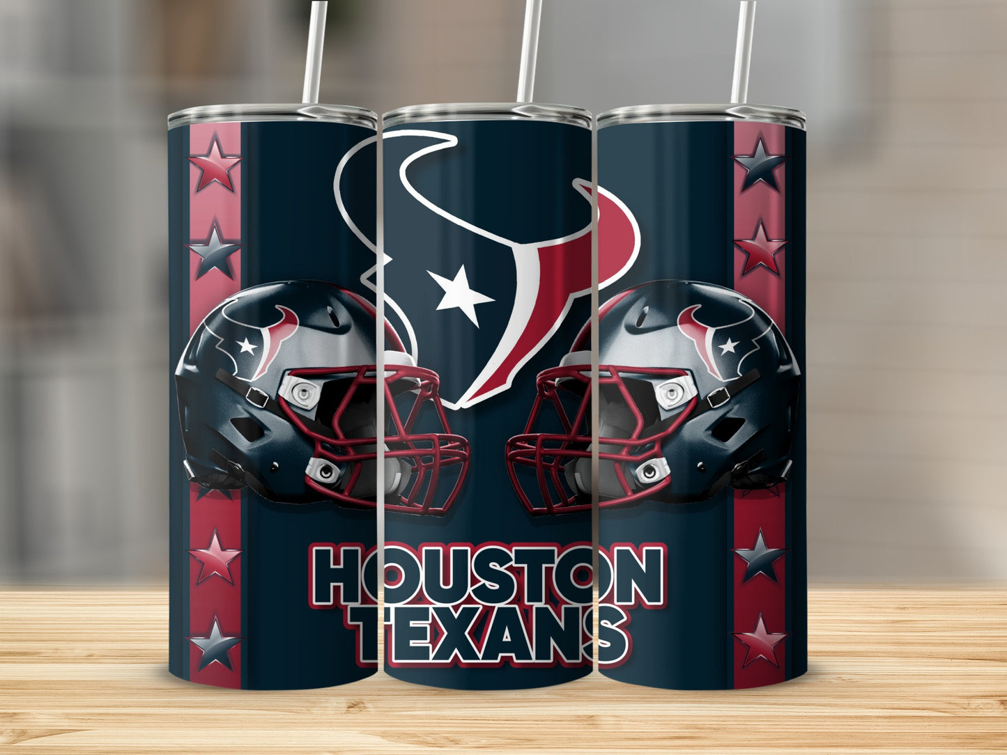 Houston Texans Helmets Graphic Design Football Team Tumblers