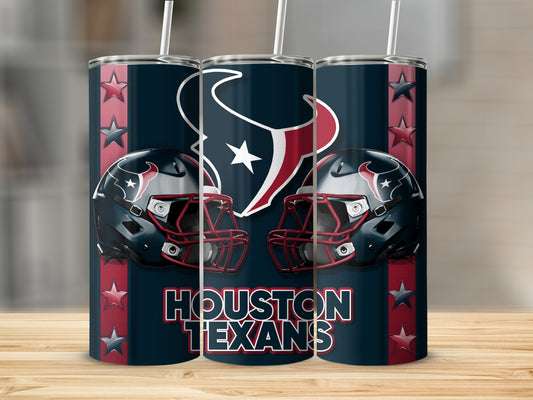 Houston Texans Helmets Graphic Design Football Team Tumblers