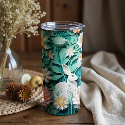 Floral and Nature Inspired Insulated Tumbler