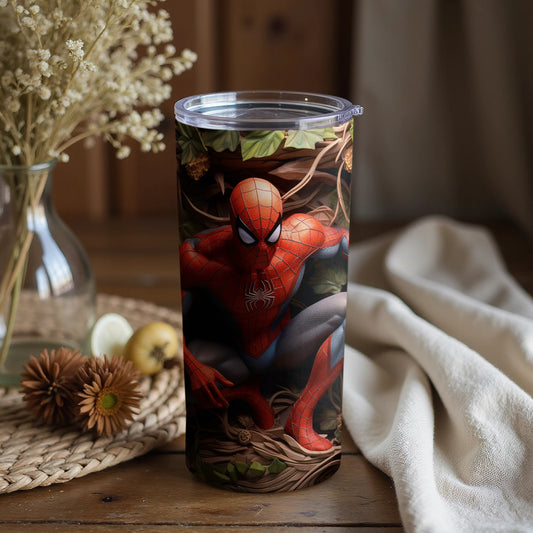 Spider Hero Themed Tumbler for Kids and Adults