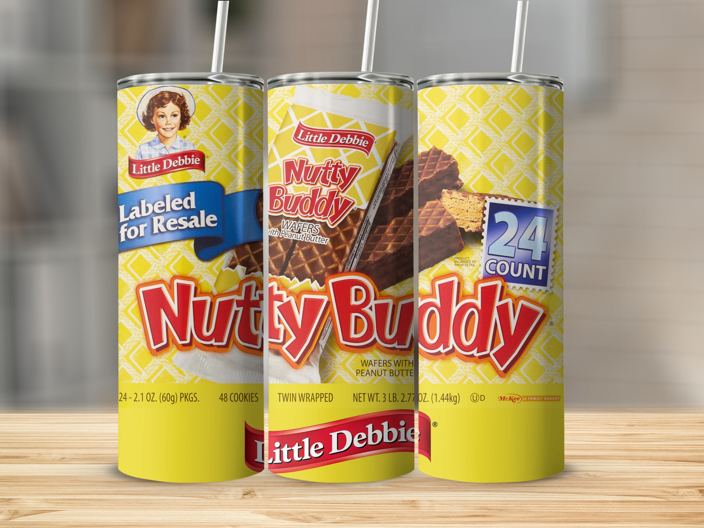 Little Debbie Nutty Buddy 24 COUNT Peanut Butter product type