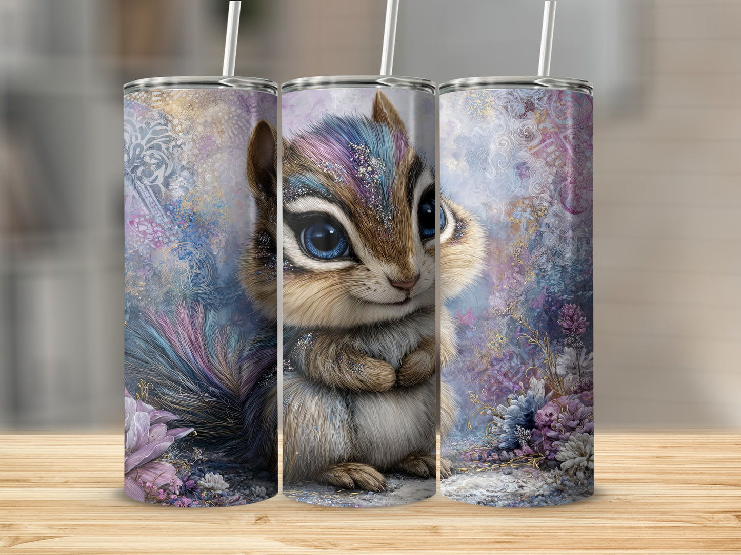 Adorable Chipmunk Fantasy Art Tumbler for Sale