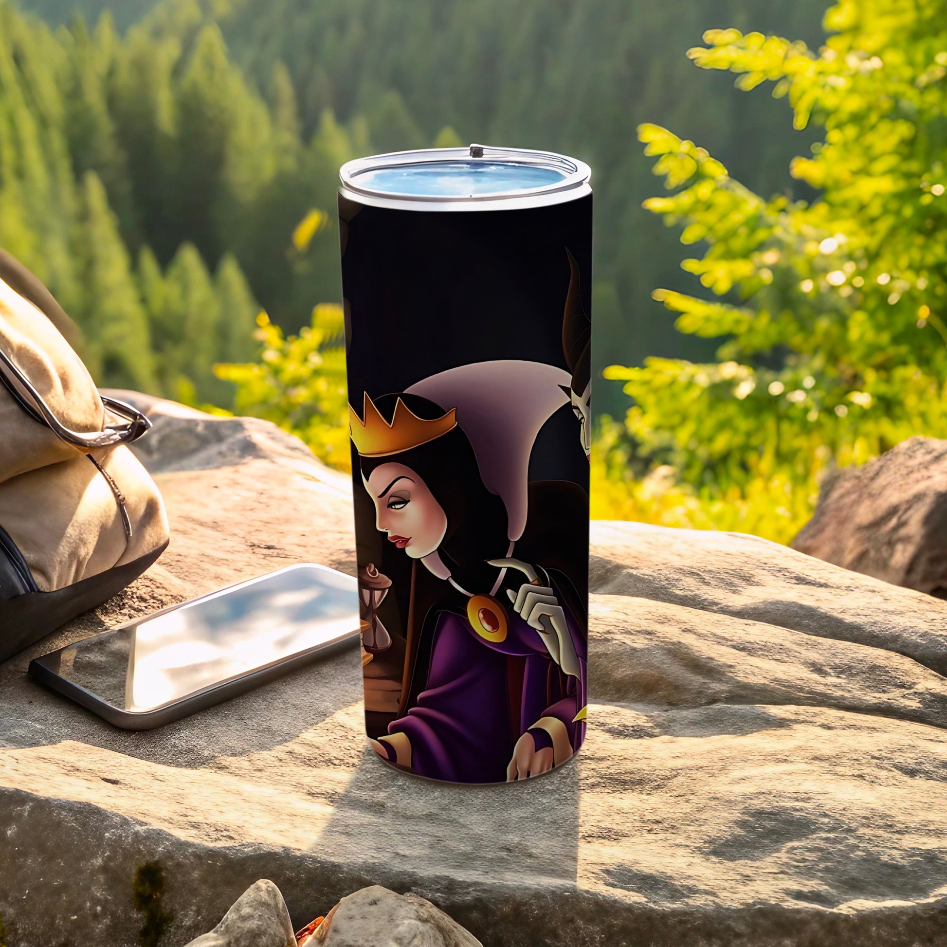 Villain Queen Themed Travel Tumbler for Outdoor Adventures