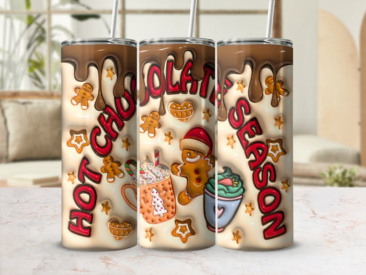 Festive Hot Chocolate Season Design Beverage Flask