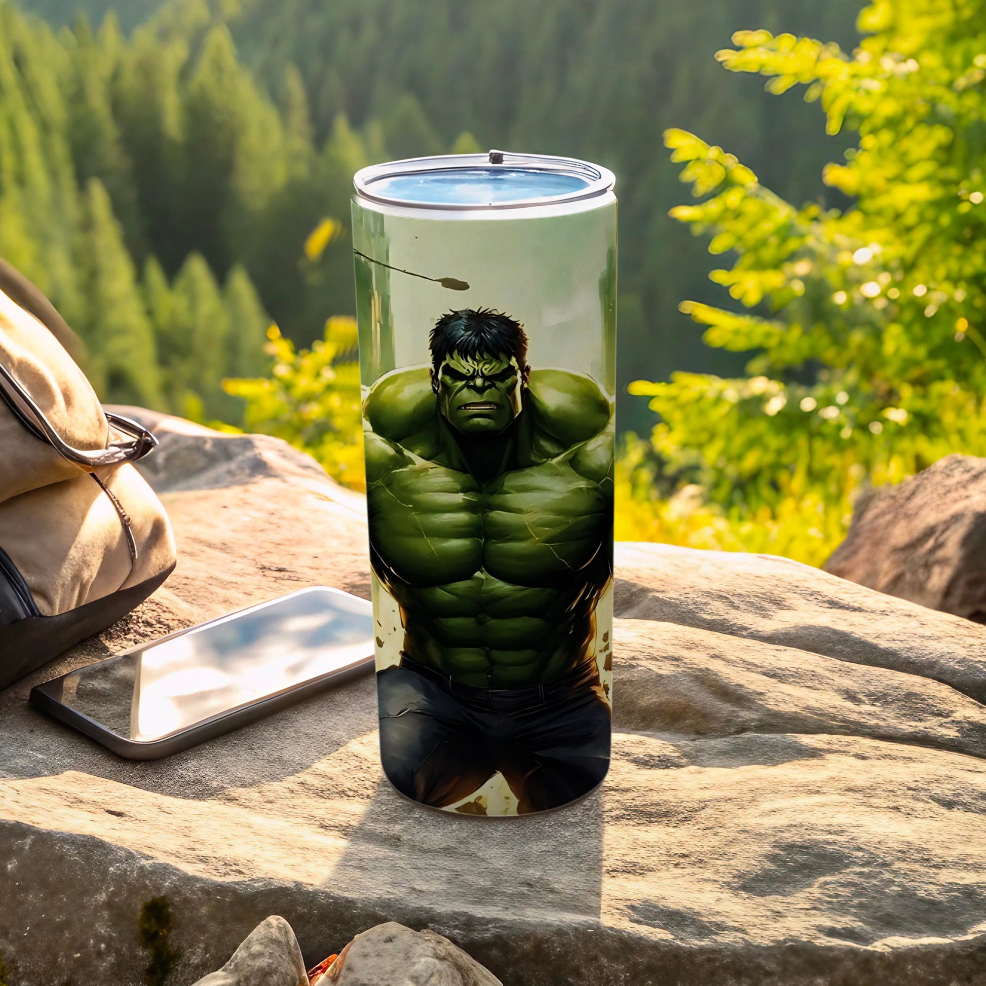 Hulk Design Travel Tumbler for Outdoor Adventures