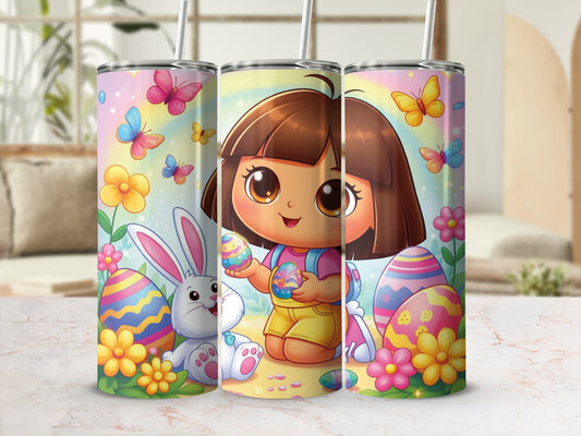 Dora Easter Rabbit Eggs Butterflies Tumbler product type