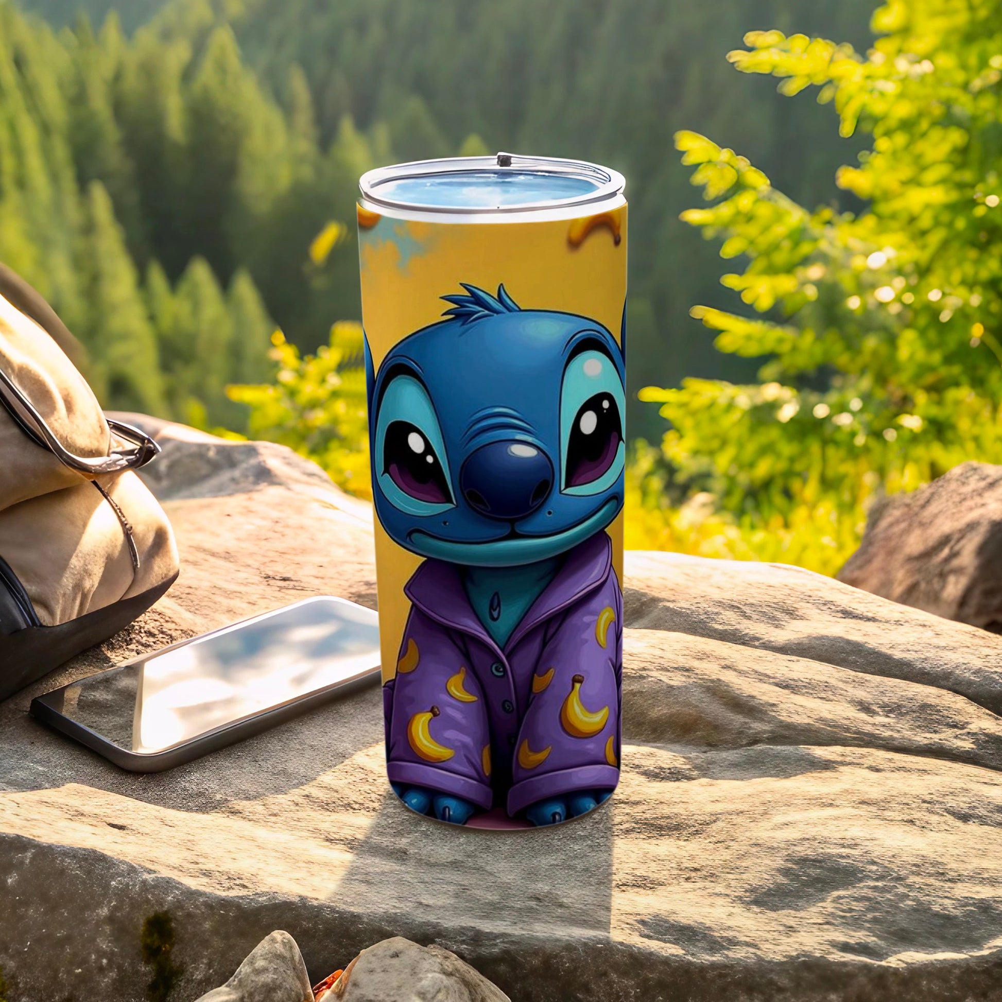 Stitch Character Design Tumbler for Outdoor Adventures