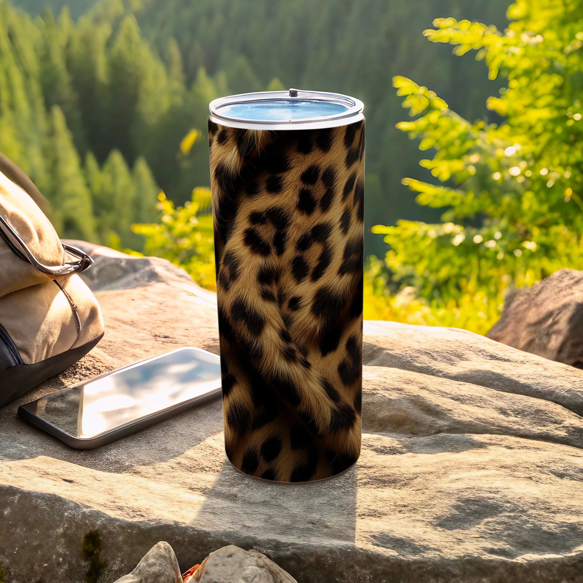 Exotic Wild Leopard Print Tumbler product type
Tumbler
Leopard
Animal print
Insulated
Drinkware
Travel
Outdoor
Adventure
Nature
Safari
Trendy
Portable
Flask
Mug
Cup
Spotted
Wildlife
Brown
Black
Pattern
Gift