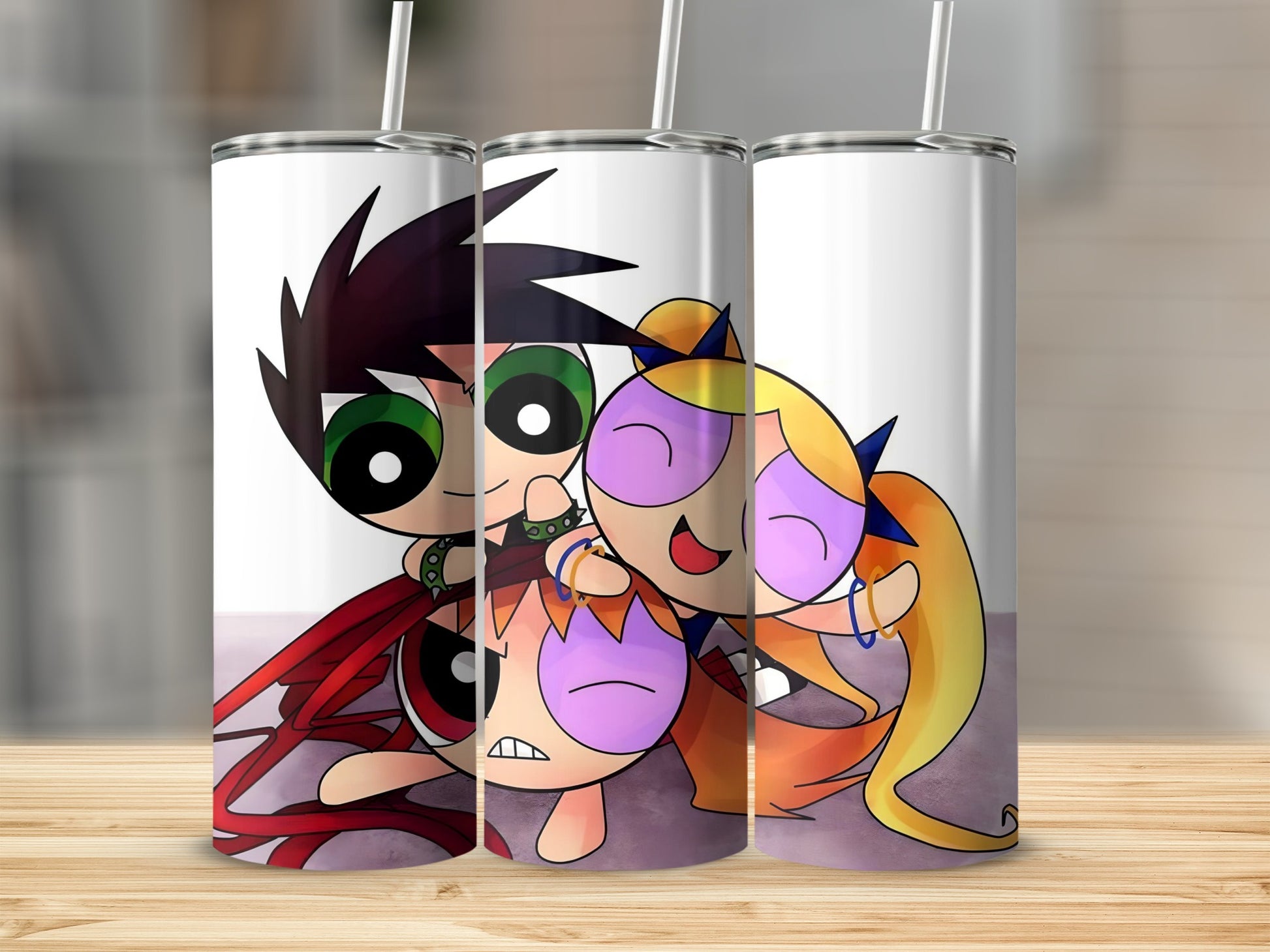 Adorable Cartoon Character Themed Tumbler Collection