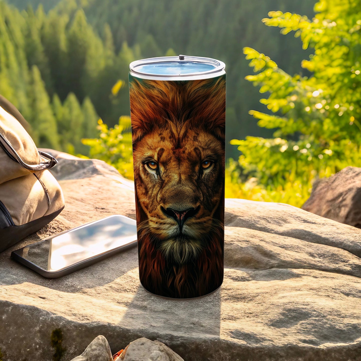 Lion Face Majestic Safari Wild Tumbler product type