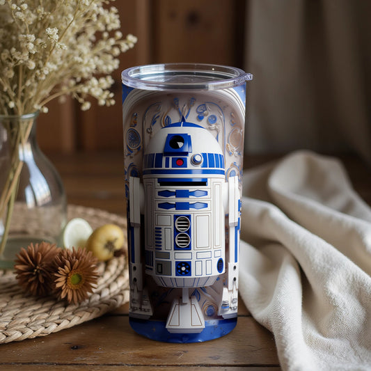 R2-D2 Inspired Tumbler Design for Fans of the Iconic Droid