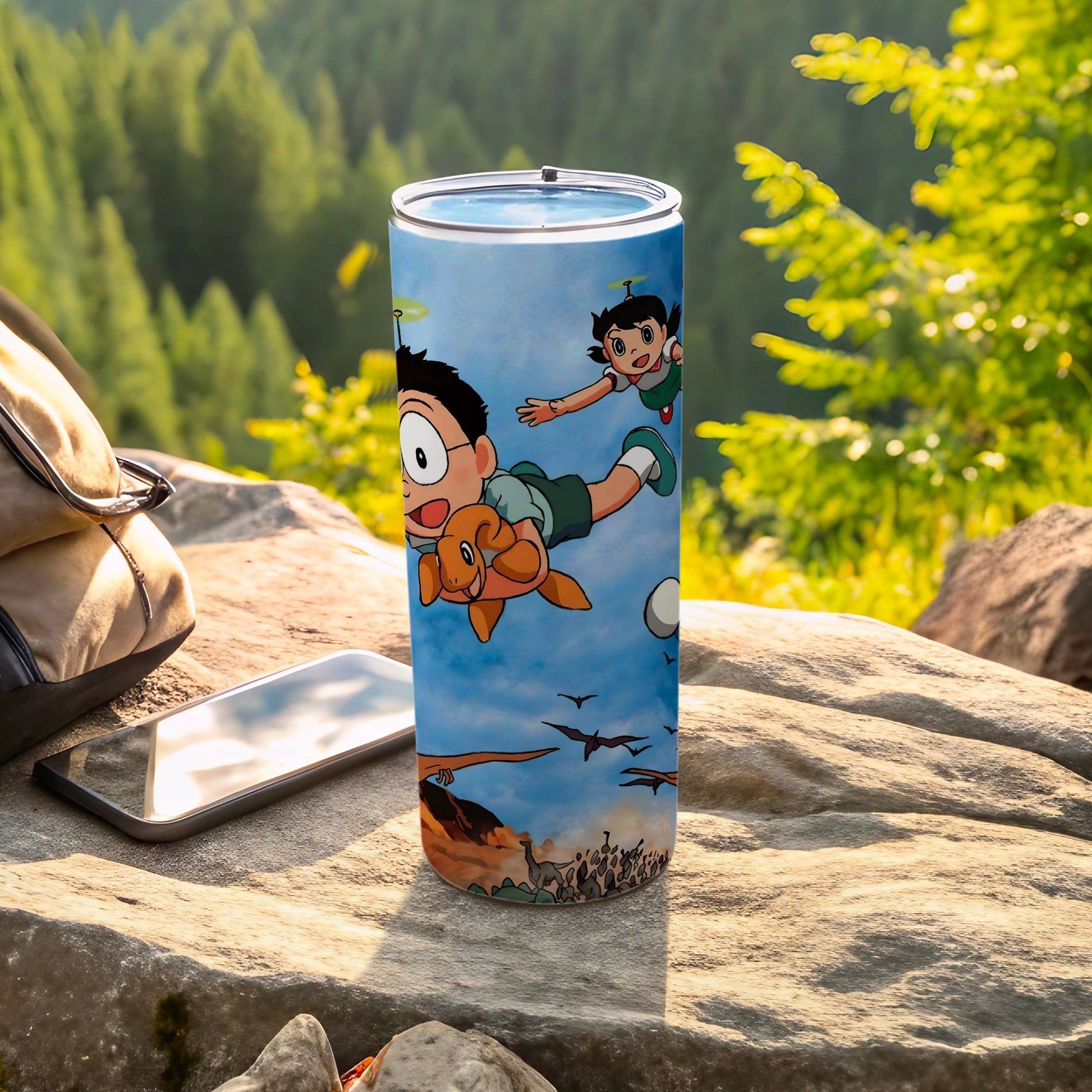 Anime Adventure Characters Portable Drink Tumbler
