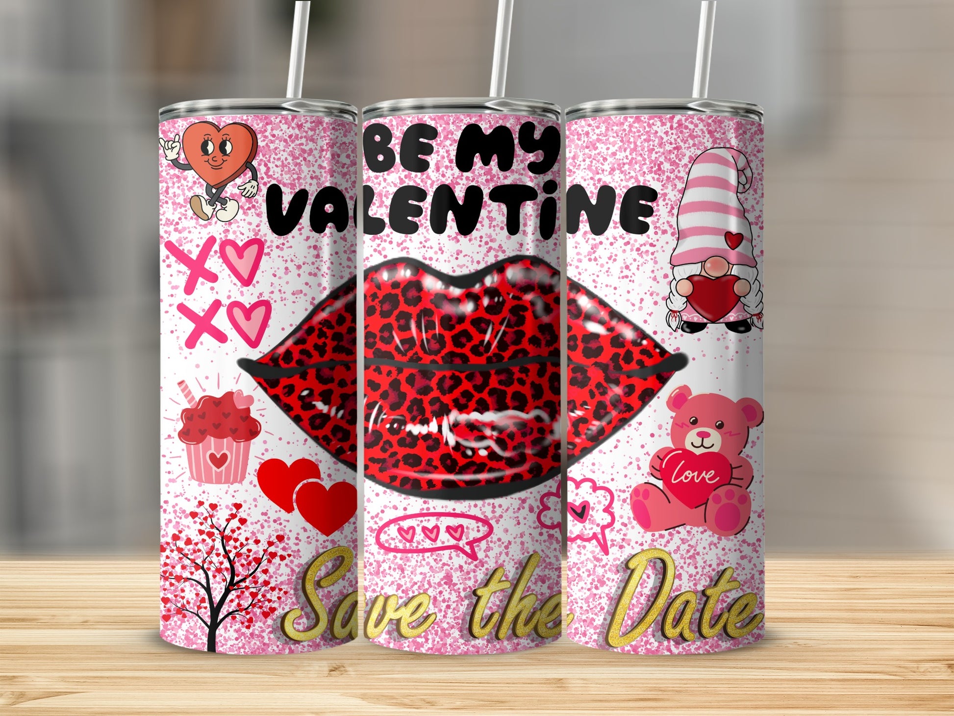 Be My Valentine Save The Date Tumbler Product
