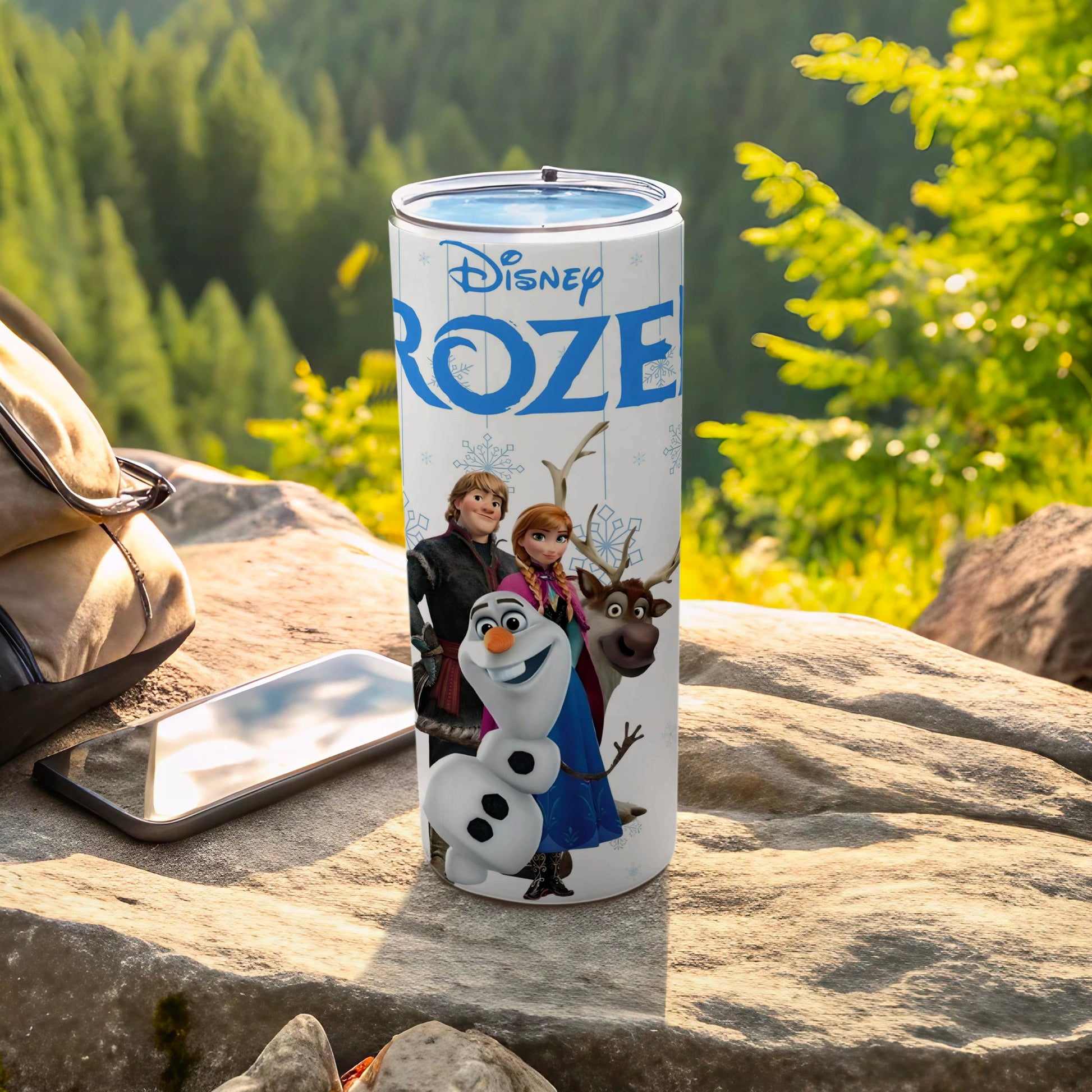 Disney Frozen Characters Tumbler Cup with Lid