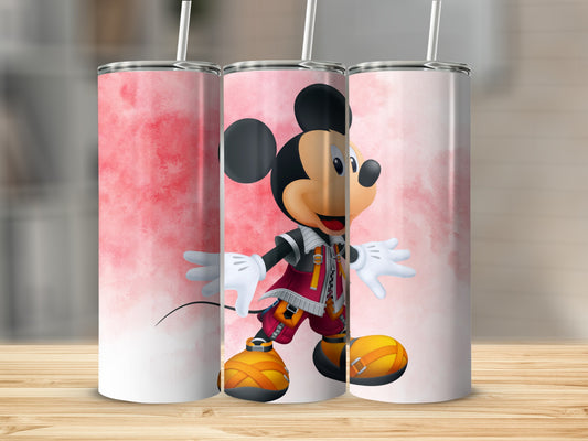 Vibrant Mickey Mouse Design Stainless Steel Tumbler