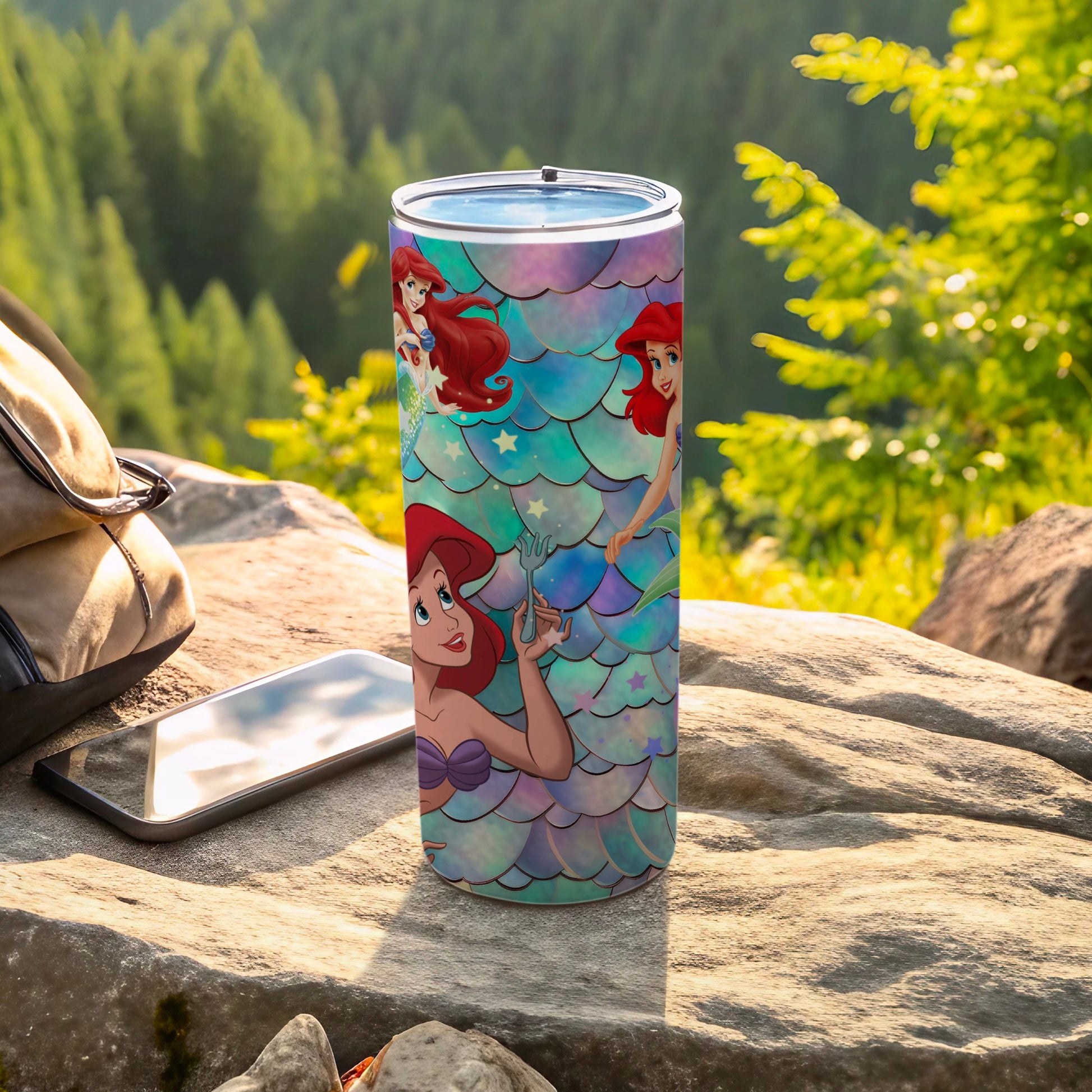 Mermaid Princess Adventure Tumbler for Hydration Needs
