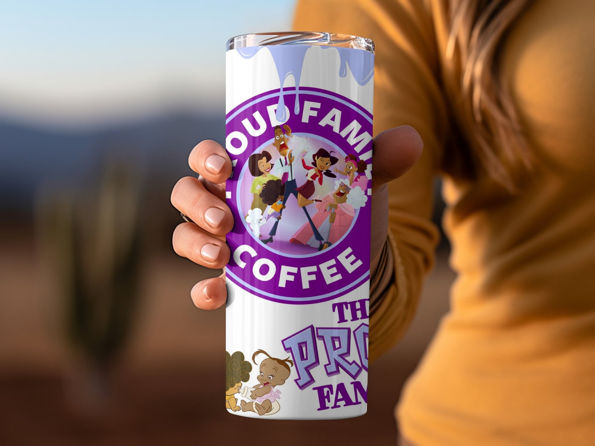 Proud Family Coffee The Proud Family art tumbler