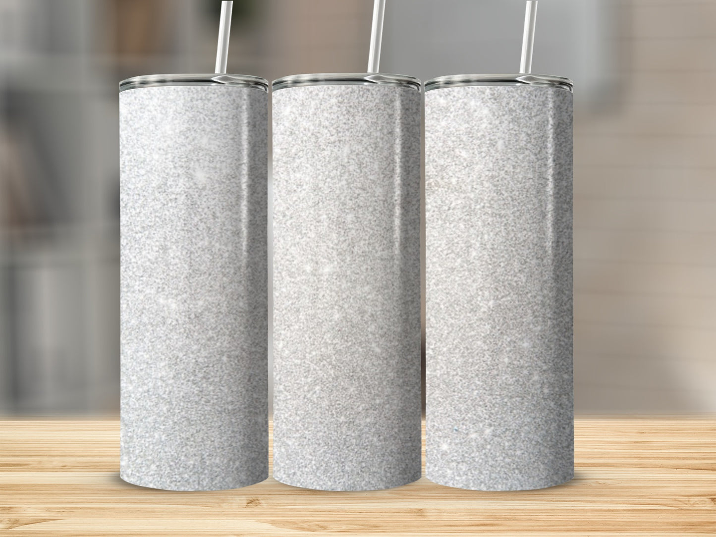 Shimmering Glitter Design Beverage Holder Tumbler