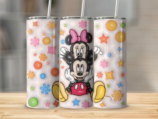 Colorful Cartoon Character Design Tumbler Cups Set