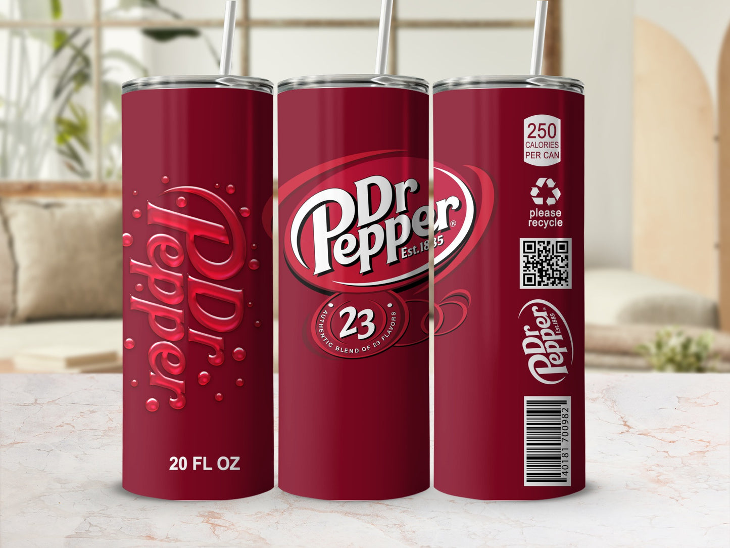 Dr Pepper Authentic Blend of 23 Flavors 20 FL OZ Tumbler product type