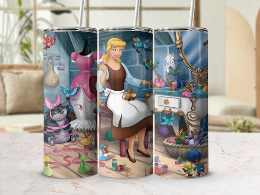 Whimsical Fairy Tale Artwork Stainless Steel Tumbler