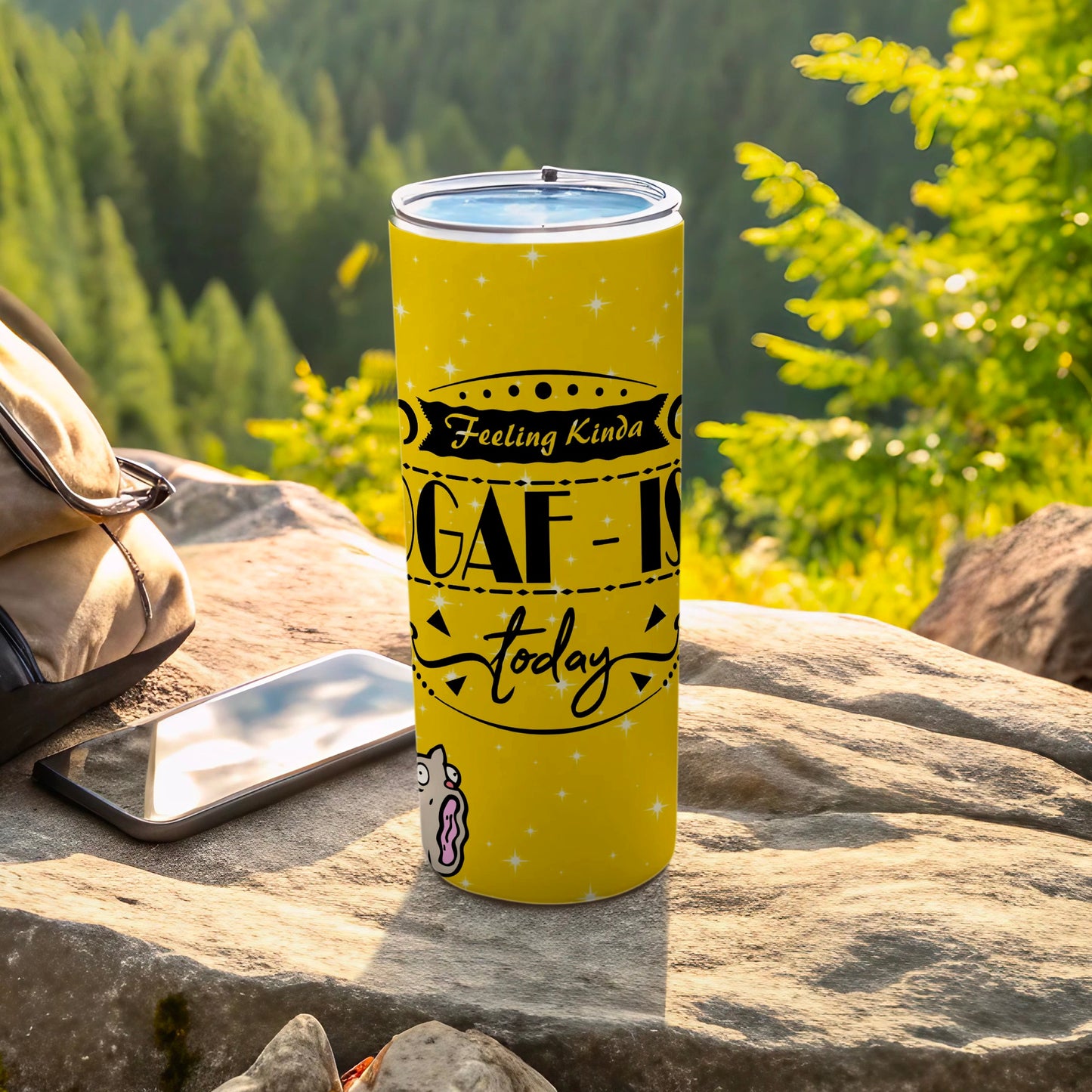 Feeling Kinda DGAF-ISH Today Tumbler Drink Holder