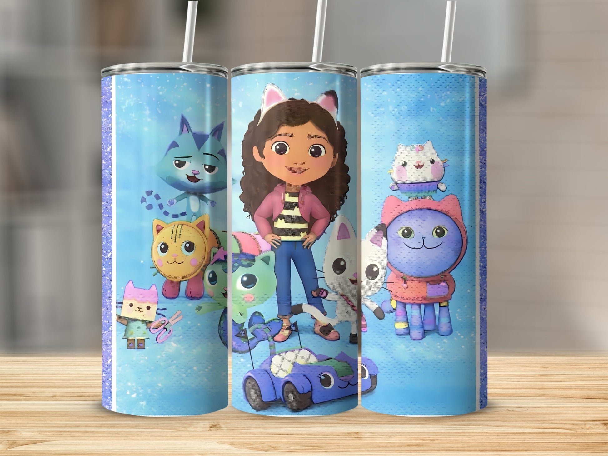 Colorful Animated Characters Tumbler Cup for Kids