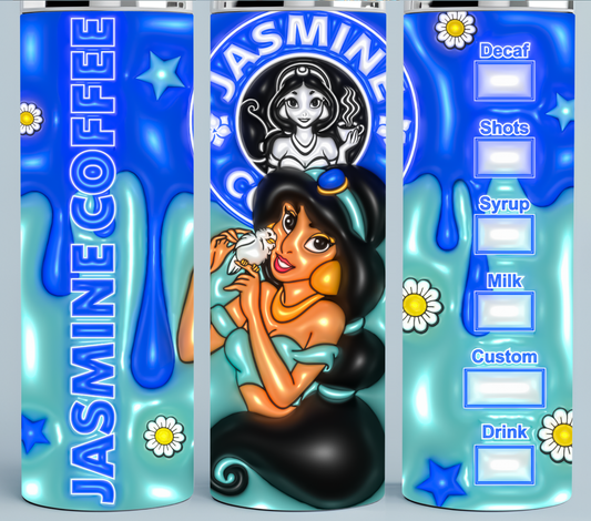 Jasmine Princess Starbucks Coffee tumbler
