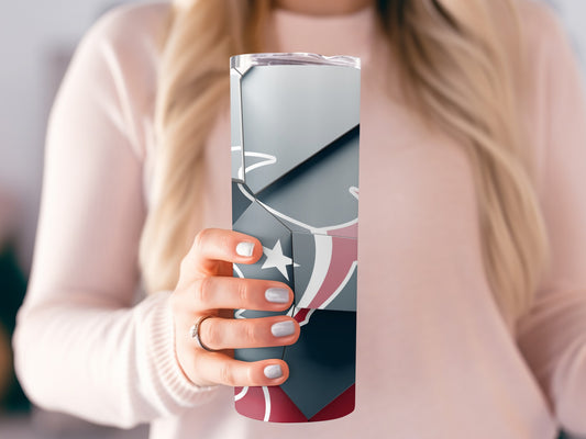 Houston Texans Abstract Logo Design Presentation Tumblers