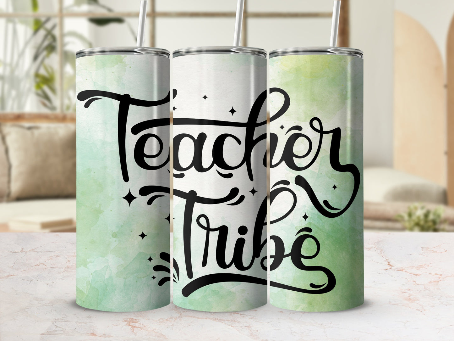 Teacher Tribe Inspirational Stainless Steel Tumbler