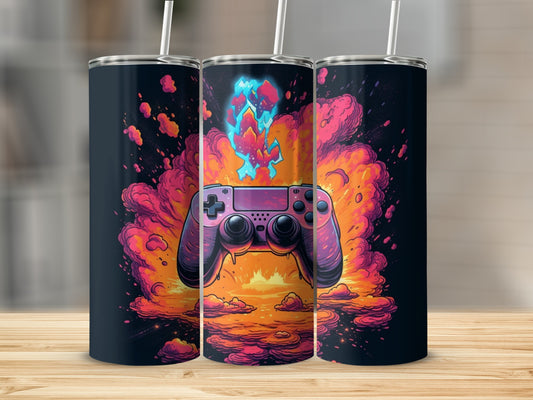 Explosive Gaming Controller Design Tumbler Product