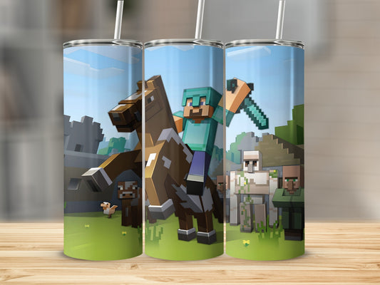 Adventure Theme Inspired Design Insulated Tumbler